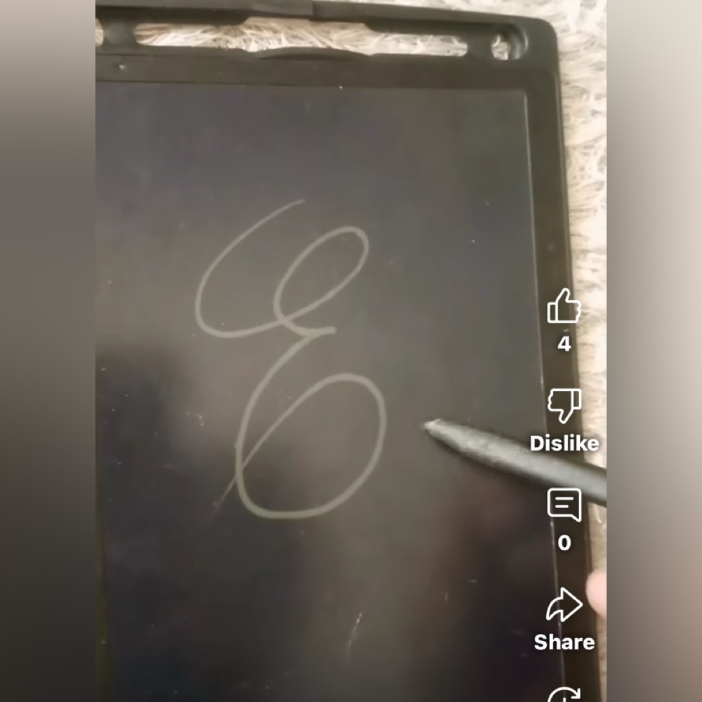 Black LCD Writing tablet. PERFECT for Kids or Adults. Great teaching tool.